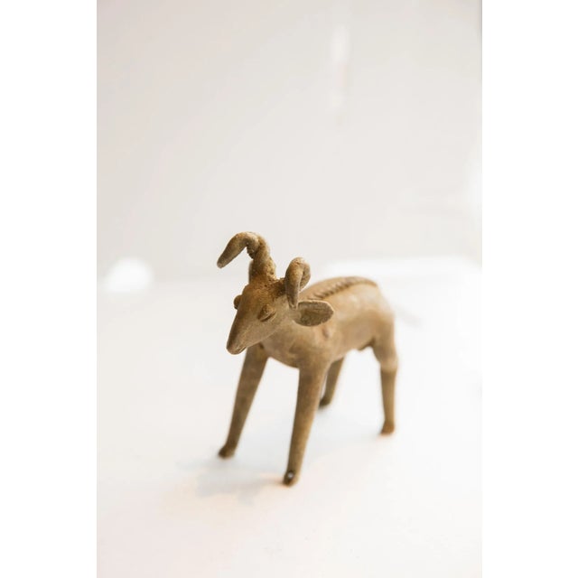 Old New House Vintage African Ram Sculpture For Sale - Image 4 of 6