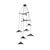 Emily is a series of handmade sheet steel lampshades in various finishes and spatial arrangements. The Vertical models of...