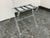 Modern Butler Acrylic Folding Luggage Rack For Sale - Image 3 of 12