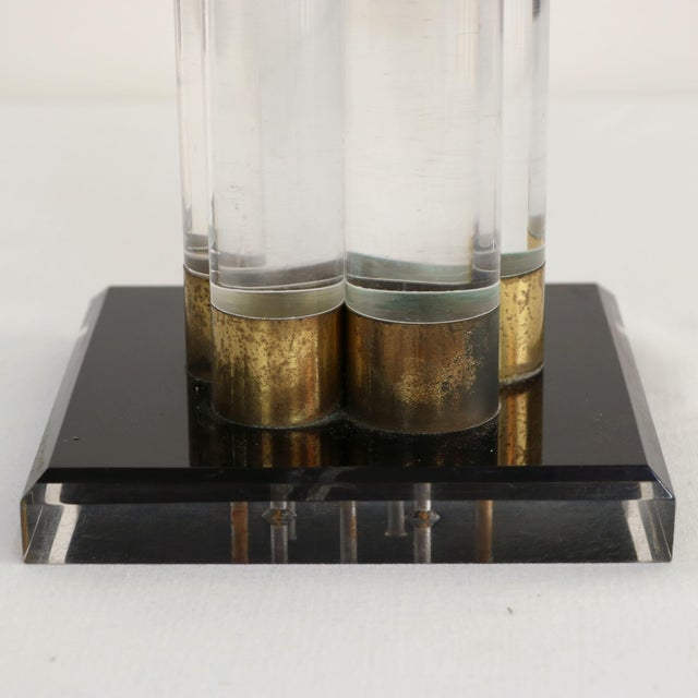 1970s Sculptural Brass Table Lamp, 1970s For Sale - Image 5 of 6