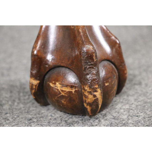 Brown Fine Quality Set of 12 Mahogany Hand-Made Chippendale Side Dining Chairs For Sale - Image 8 of 9