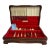 Vintage Community Plate "Evening Star" Silverplate Flatware Set, 49 Pieces With Chest For Sale