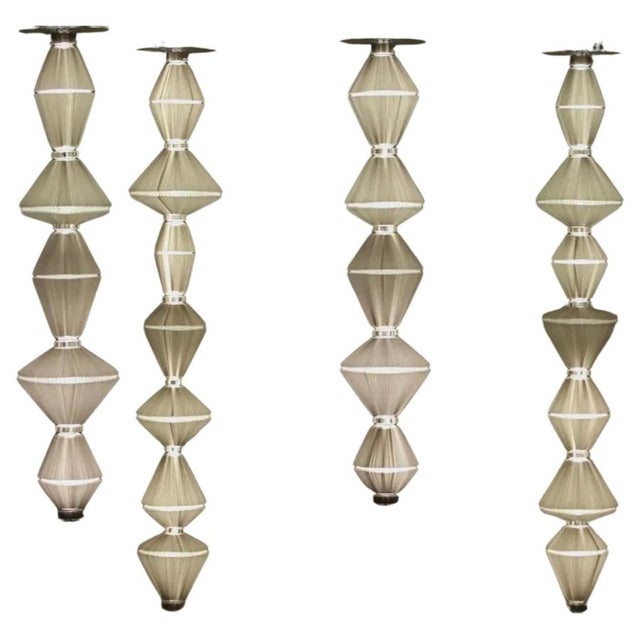 Oïphorique T Pe Suspension Lamp by Atelier Oï for Parachilna, Set of 4 For Sale - Image 13 of 13