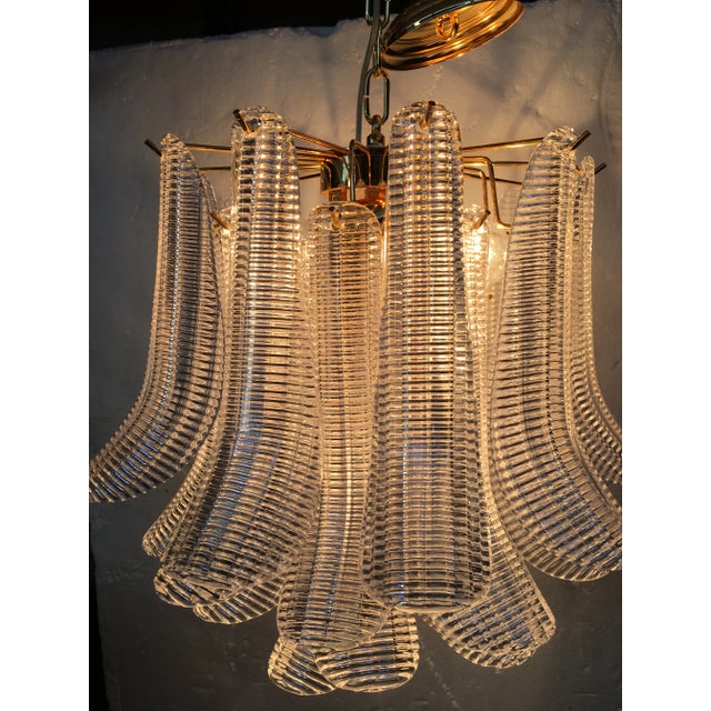 Contemporary Murano Style Glass "Sella" Chandelier For Sale - Image 6 of 7
