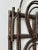 Antique Adirondack Twig Wall Rack With Carved Stripe Detailing, Circa 1940s-50s For Sale - Image 9 of 16