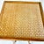 1950s Vintage Arts & Crafts Boho Chic Oak, Cane & Brass Stick & Ball Drinks Table For Sale - Image 13 of 13