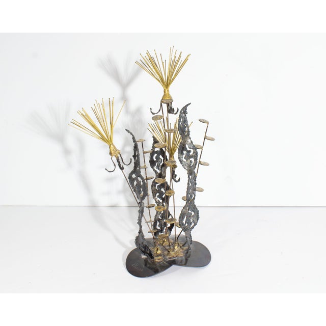 Mid-Century Modern Brutalist Metal Sculpture by D. Pascoe For Sale - Image 3 of 8