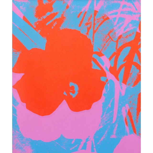 Contemporary Andy Warhol "Flowers" Screenprint in Colors For Sale - Image 3 of 9
