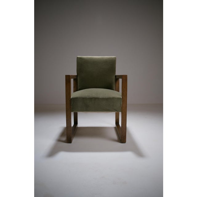 Art Deco Modernist French Armchair, 1930s For Sale - Image 4 of 18