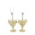 Chinoiserie Pair of Chinoserie Decorated Gilt and Resin Lamps For Sale - Image 3 of 6