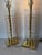 1980s Vintage Sciolari Style Brass & Clear Ribbed Lucite Table Lamps – Pair For Sale In Miami - Image 6 of 12