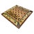 Stunning Persian foldable chess board with inlaid mosaic and hand painted decorations surrounding the board. Other side...