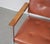 Leather Chair with Wooden Armrests, Germany, 1970s For Sale - Image 13 of 17