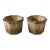 Pair of Vintage Hexagonal Cast Stone Garden Planters With Relief Wildlife Panels For Sale