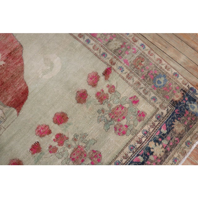 Mid 20th Century Turkish President Ataturk Rug - 4'4" x 7' For Sale - Image 12 of 18