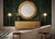 Beautiful gold-colored Murano glass mirror. A mirror that alone will decorate your home environment. Rich but tasteful,...