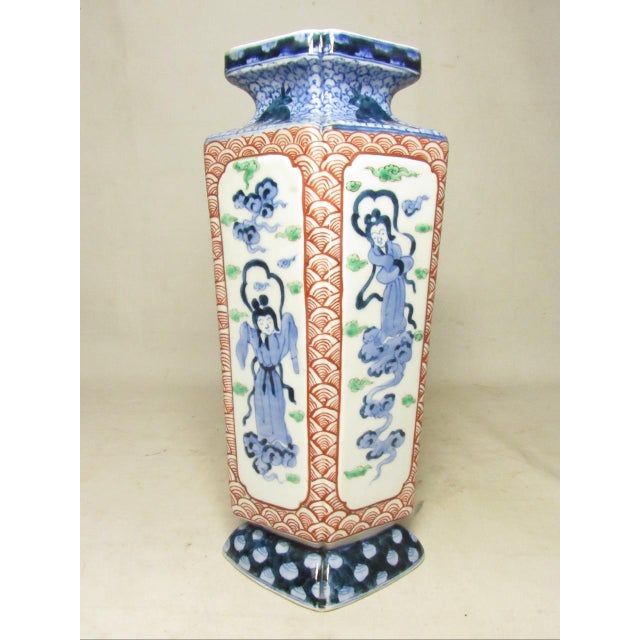Japanese Japanese Imari Porcelain Vase For Sale - Image 3 of 12