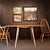 Gold Table with Folding Wings in Elm and Beech by Lucian Ercolani for Ercol, 1960s For Sale - Image 8 of 9