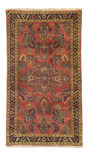 Vintage Persian Sarouk Rug, 03'00 X 05'03