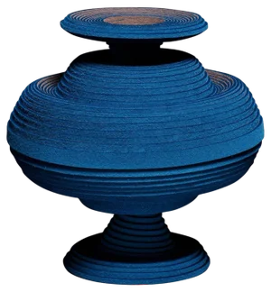 Blue Alchemy Vase by Siba Sahabi