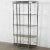 Mid-Century Modern Bow Shape Chrome Etagere 5 Smoked Glass Shelves Style of James David or Dia For Sale - Image 12 of 12