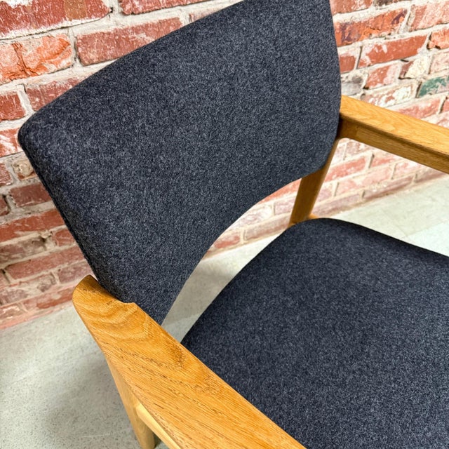 Erik Kirkegaard Armchair, Oak, Kvadrat, Denmark, 1960s For Sale - Image 9 of 10