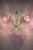 2020s Classical Luxury Venetian Pink and Green Floreal Murano Glass Wall Sconce For Sale - Image 5 of 5