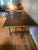 Vintage Solid Wood Dining Table For Sale In New York - Image 6 of 6
