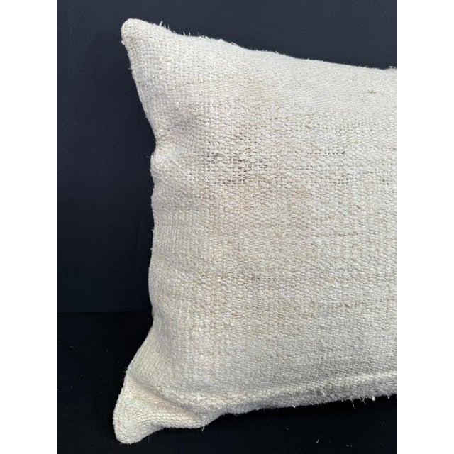 Turkish Hemp Pillow Cushion Natural Beige Cushion Cover 20x20 #30636 Enhance your home decor with our Kilim Pillow Turkish...