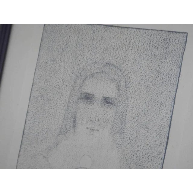 Mina Anselmi, Hoc Est Corpus Meum, 1939, Charcoal Drawing, Framed For Sale - Image 6 of 11