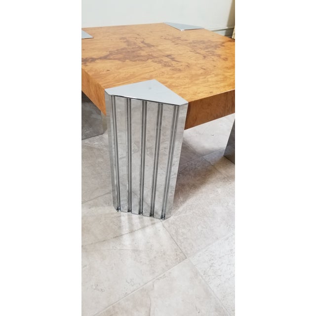 Burl Wood Coffee Table For Sale - Image 11 of 12