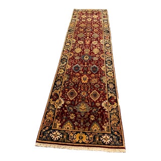 3ft X 12ft Traditional Persian Style Floral Runner Rug For Sale