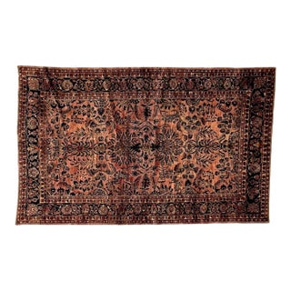 Antique Persian Sarouk, 6' X 9'6" For Sale