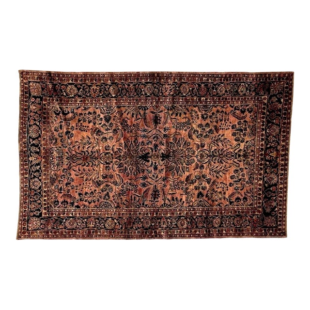 Antique Persian Sarouk, 6' X 9'6" For Sale
