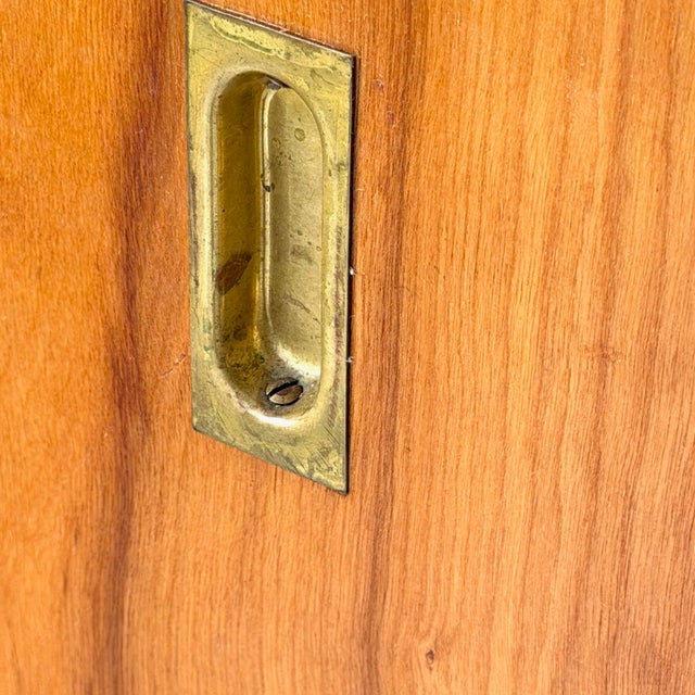 1950s Inlaid Wood Credenza by Herbert Fritz Jr., Attributed For Sale - Image 11 of 11