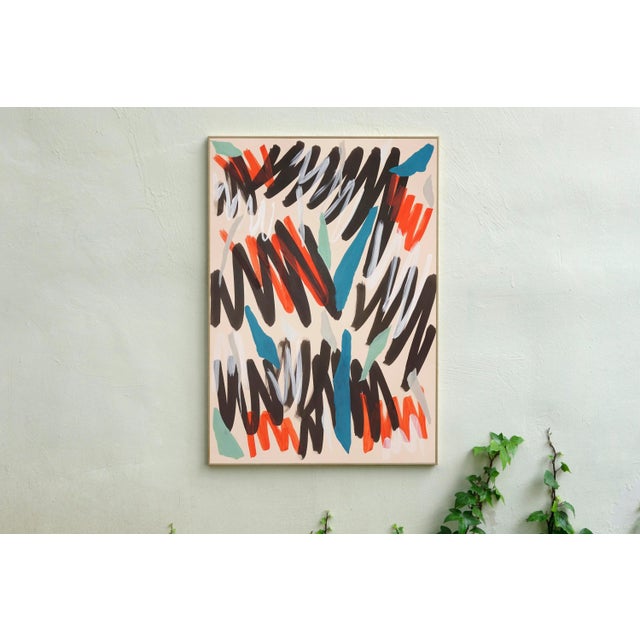 2020s 2023, Abstract Expressionist Painting, "Thinking About Cy", by Romina Milano For Sale - Image 5 of 8