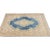 Early 20th Century Antique Rug | Intricate Ivory & Beige Florals With Blue Medallion For Sale - Image 5 of 5