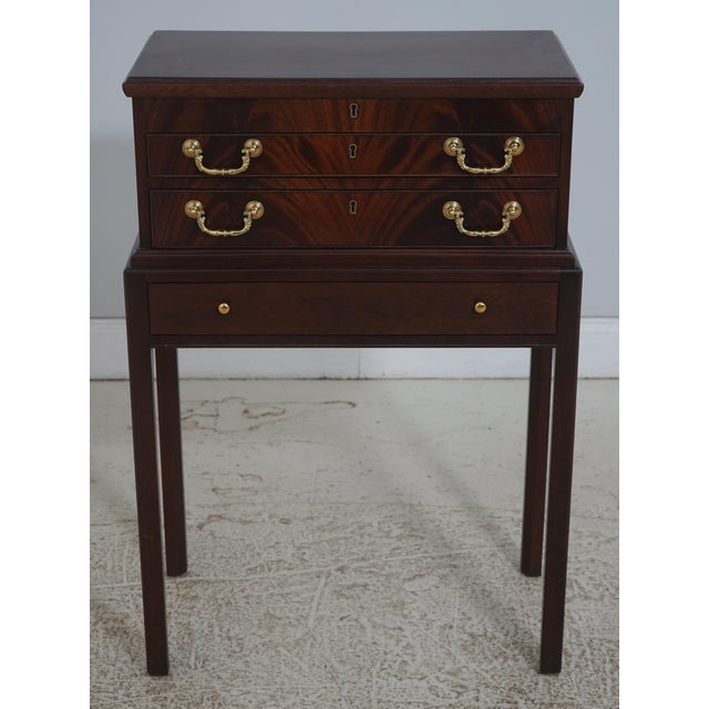 Age: Approx: 20 Years Old Details: Colonial Williamsburg Mahogany Dovetailed Drawer Construction High Quality Construction...