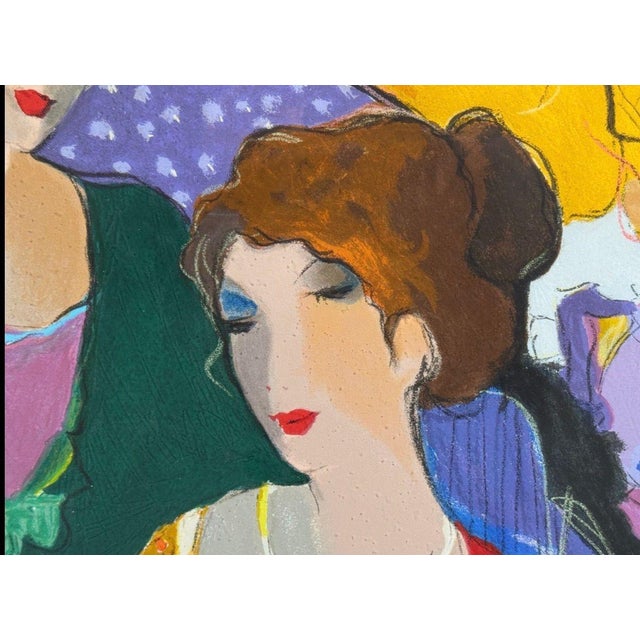 Late 20th Century Itzchak Isaac Tarkay, Fauvism, "On the Stage" Signed and Numbered Silkscreen, 20th C. For Sale - Image 5 of 13