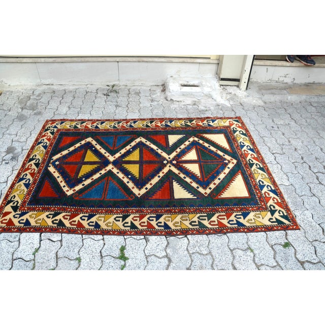 Handknotted Anatolian Oushak Rug For Sale - Image 9 of 11