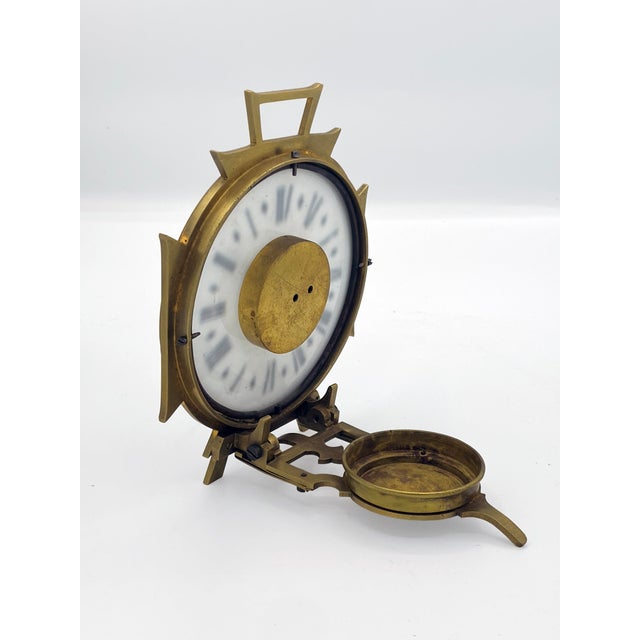 Antique Hand-Wound Night Clock, 1890s For Sale - Image 6 of 10