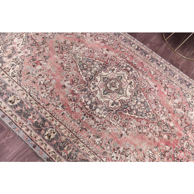 Vintage Rug in Wool, 1960s For Sale - Image 6 of 12