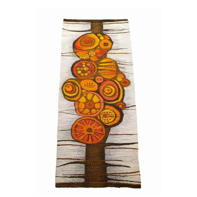 1970s Tapestry or Rug by Helena Sułkowska for Cepelia, Poland, 1970s For Sale - Image 5 of 5