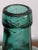 Vintage Mid-Century Handblown Spanish Viresa Carboy Green Glass Demijohn Bottle For Sale In Santa Fe - Image 6 of 8