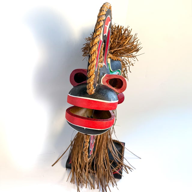 Stan Hunt III Kwakwaka’wakw “Crooked Beak of Heaven” Sculpture, 2000 For Sale - Image 9 of 12