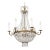 9-Light Crystal French Empire Chandelier, Early 20th C. For Sale