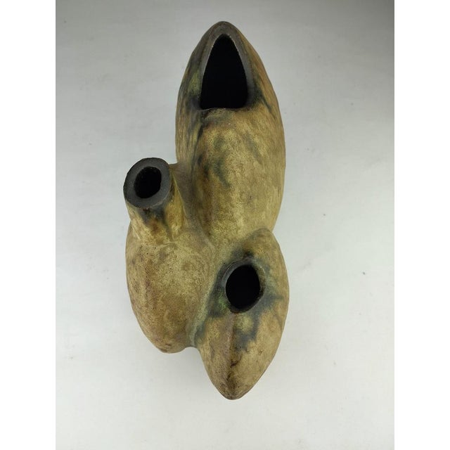 1960s Sculptural Vase with 3 Openings by Helmut Schäffenacker, 1960s For Sale - Image 5 of 10