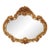 Mid 20th Century Louis XV Style Gilt Wall Mirror With Rococo Carved Floral Frame For Sale