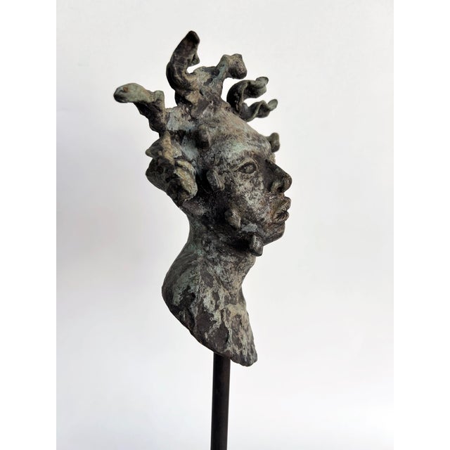 Metal Late 20th Century Javier Marin Patinated Bronze Sculptures, Signed Set of 5, Mexico For Sale - Image 7 of 18