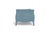 Transitional Bunny Williams Home Southern Belle Sofa in Aegean Performance Linen For Sale - Image 3 of 5